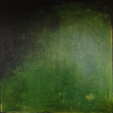 Ohne Titel, Acryl-Mischtechnik auf Leinwand, 110 x 110 cm